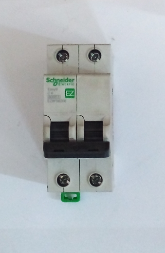 Breaker 2P Schneider p/riel C6 EZ9F56206