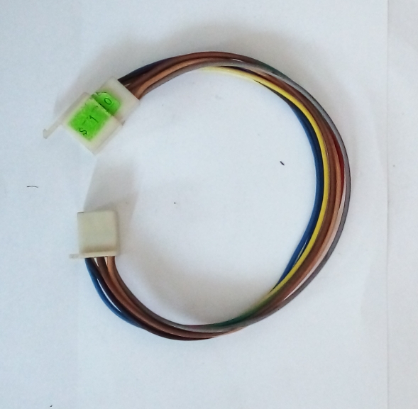 Cable 9 hilos con conectores macho y hembra