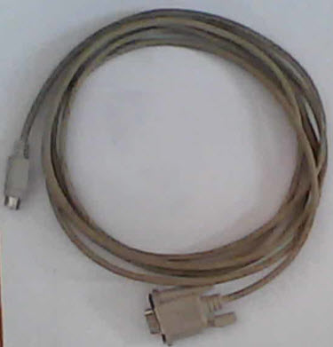 Cable db-9 hembra a din redondo