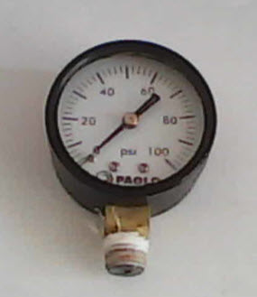 Manómetro Paolo 100psi 2"