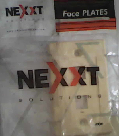 Face pate RJ-45 Nexxt doble